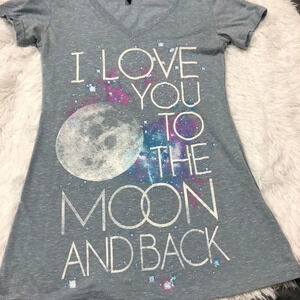 Gray Graphic Tee " Size Small